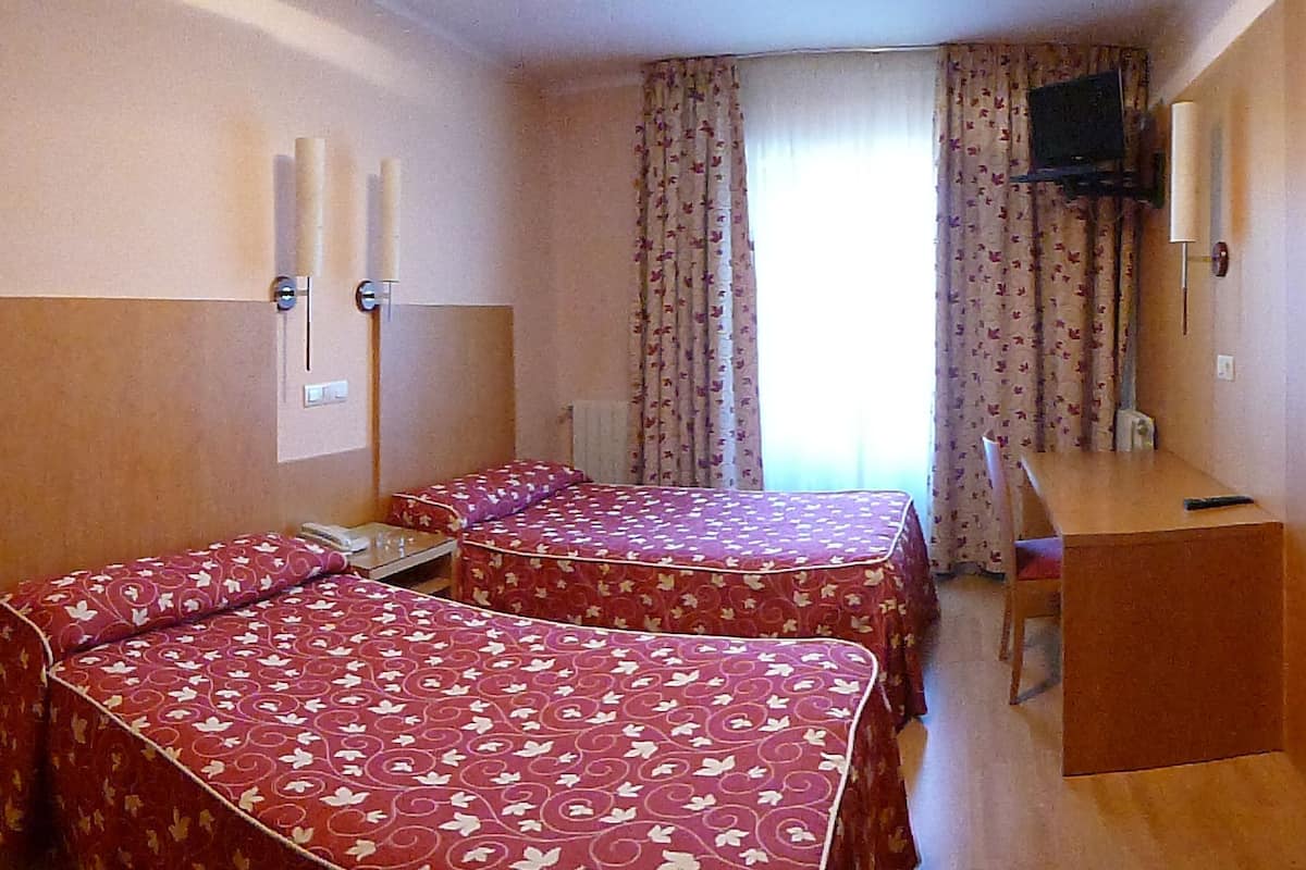standard double room | in-room safe, desk, blackout curtains, free cots/infant beds