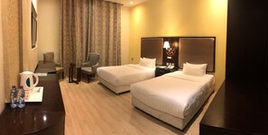 Bureau, chambres insonorisées, Wi-Fi gratuit, draps fournis