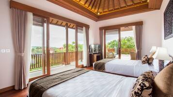 Vila Mewah, 3 kamar tidur | Seprai premium, minibar, brankas, dan kedap suara