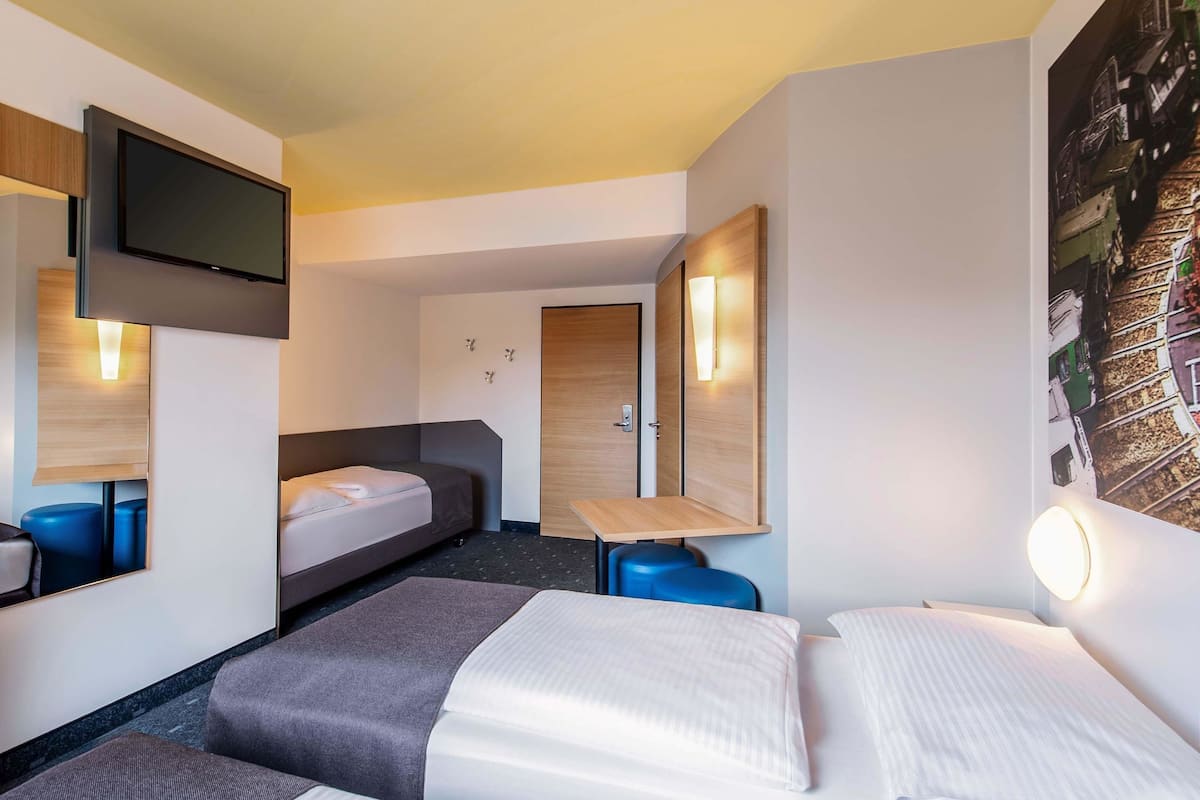 Tremannsrom | Skrivebord, lydisolert, wi-fi (inkludert) og sengetøy