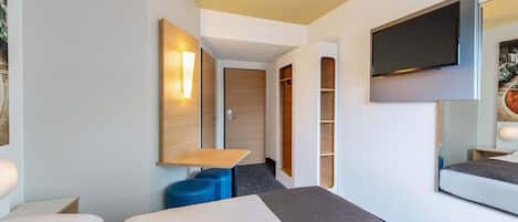 Dobbeltrom | Skrivebord, lydisolert, wi-fi (inkludert) og sengetøy