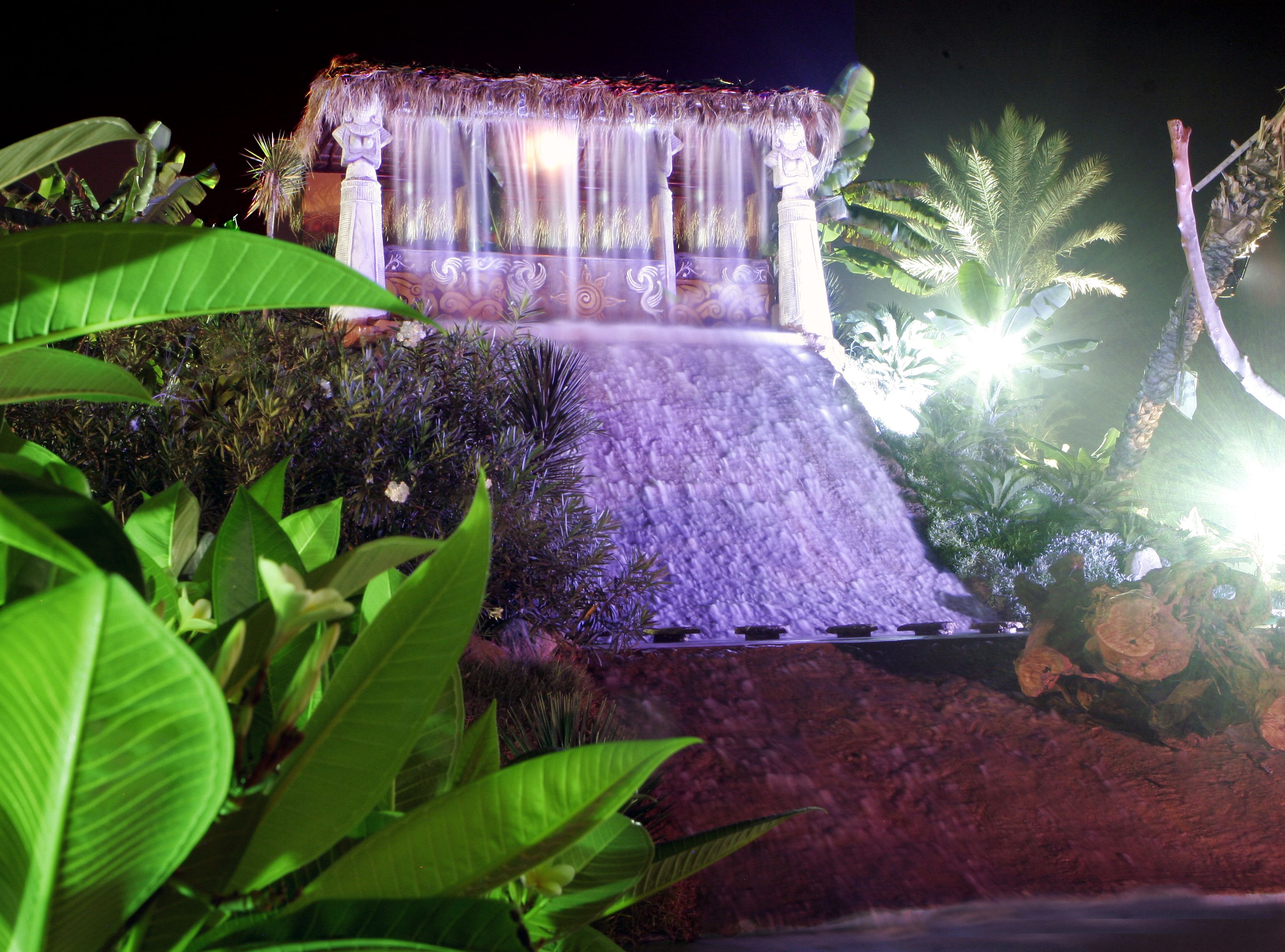 outdoor wedding area