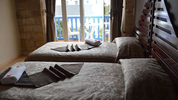 Individually decorated, individually furnished, desk, blackout curtains