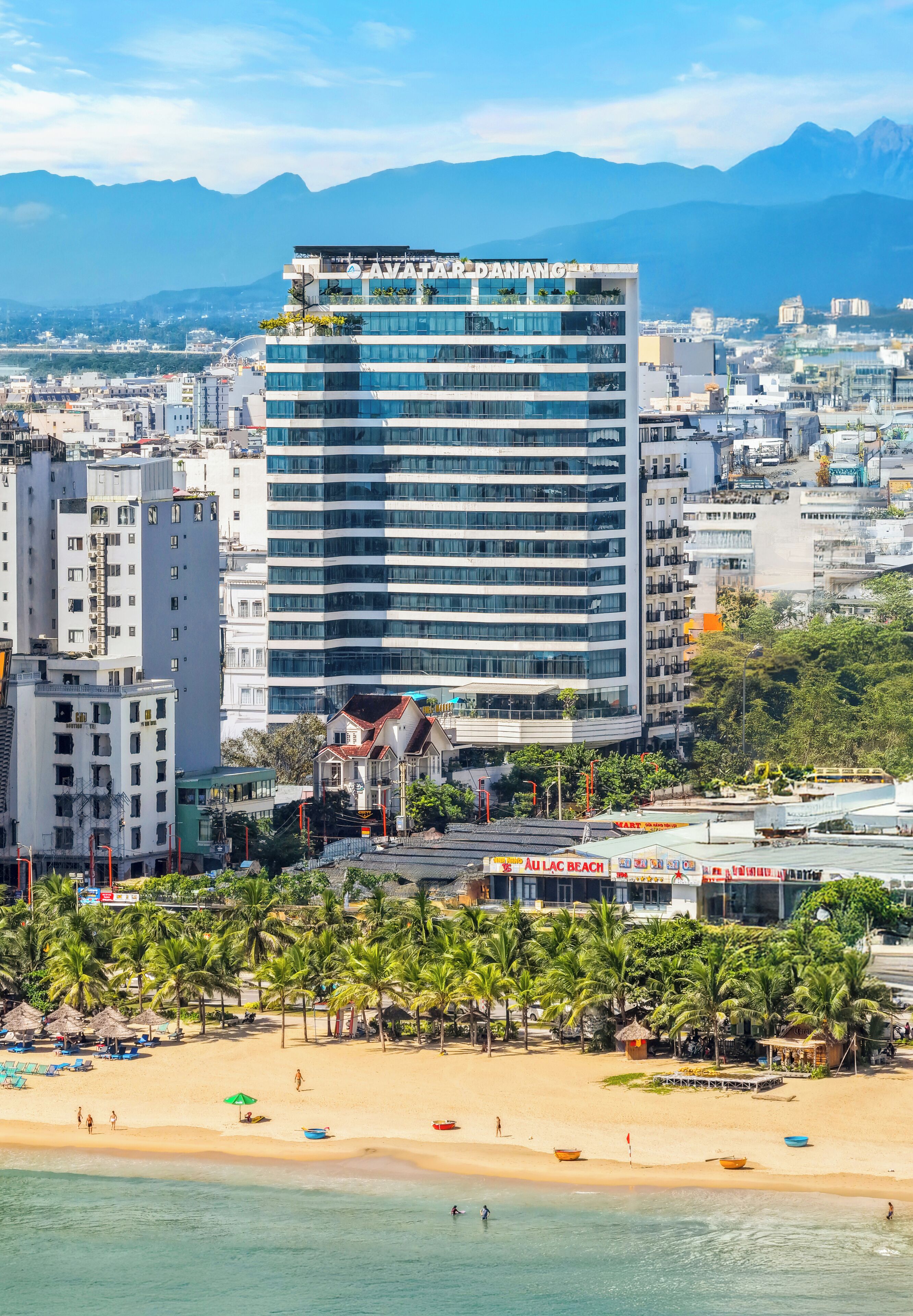 Udsigt fra overnatningsstedet