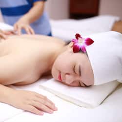 Sauna, steam room, body treatments, aromatherapy, hot stone massages