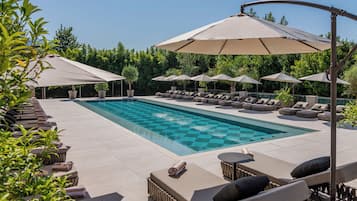 Indoor pool, 2 outdoor pools, cabanas (surcharge), pool umbrellas