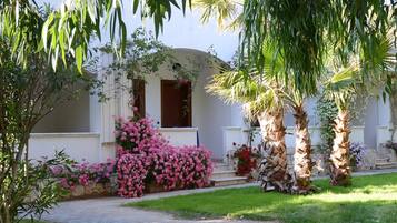 Chambre Double Supérieure, véranda, vue jardin | Vue de la chambre