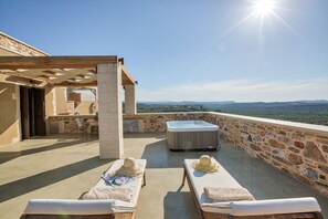 Exclusive Suite with Jacuzzi and Veranda | View from room - Lameriana Luxury Village (Mylopotamos)
