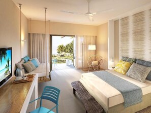 1 dormitorio, ropa de cama de alta calidad, caja fuerte y escritorio