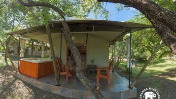 Voorkant van accommodatie