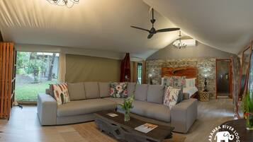 Executive Tent | 1 bedroom, premium bedding, down comforters, minibar