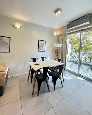 Duplex | Living area | 30-inch LED TV with cable channels, TV, pay films