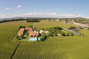 Aerial view - Country House Le Case Coloniche (Deruta)