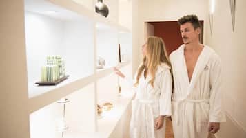 Sauna, hot tub, steam room, Turkish bath, body treatments, body wraps