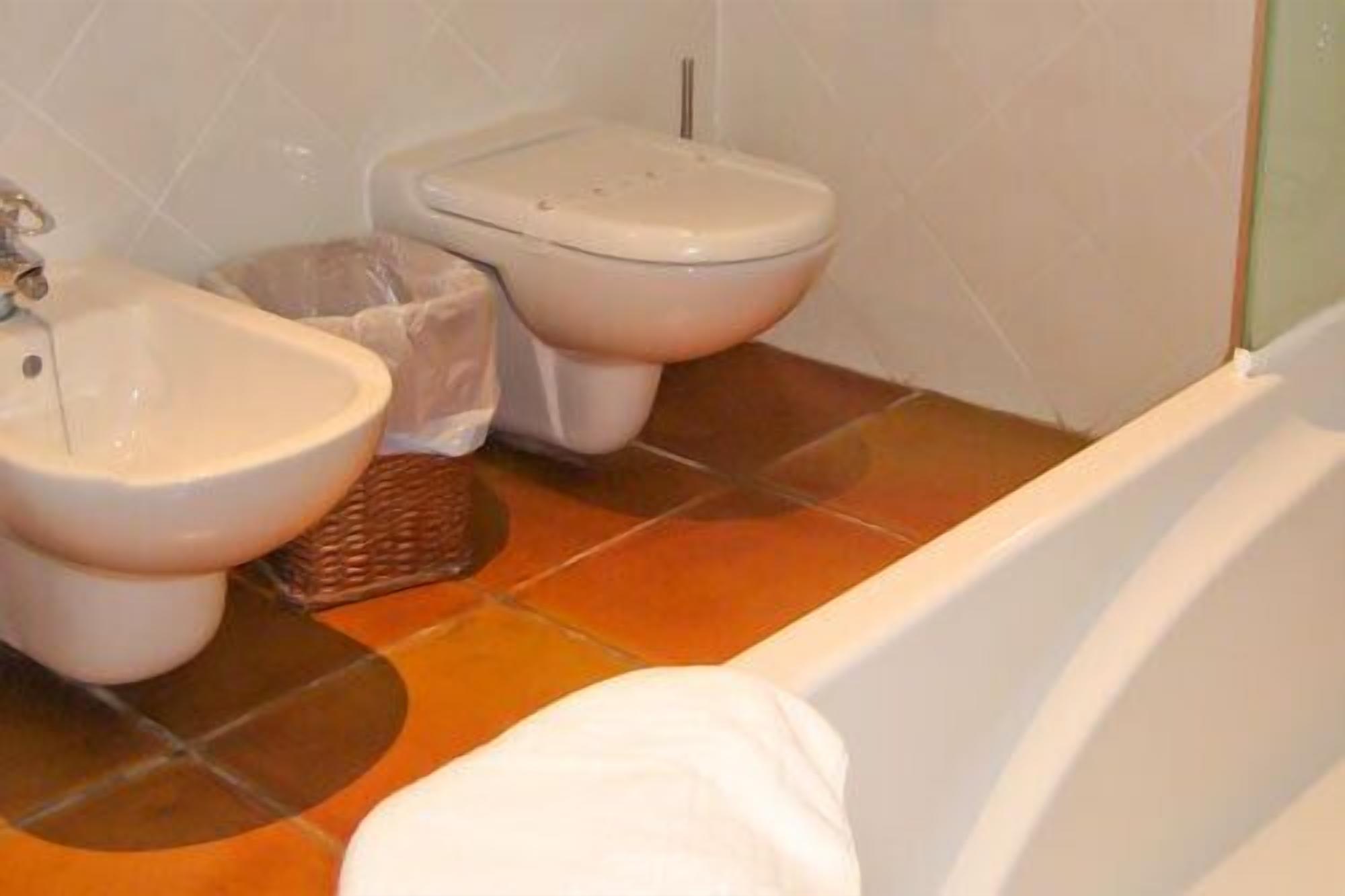classic room | bathroom | combined shower/bathtub, bidet, towels