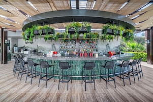 Poolside bar