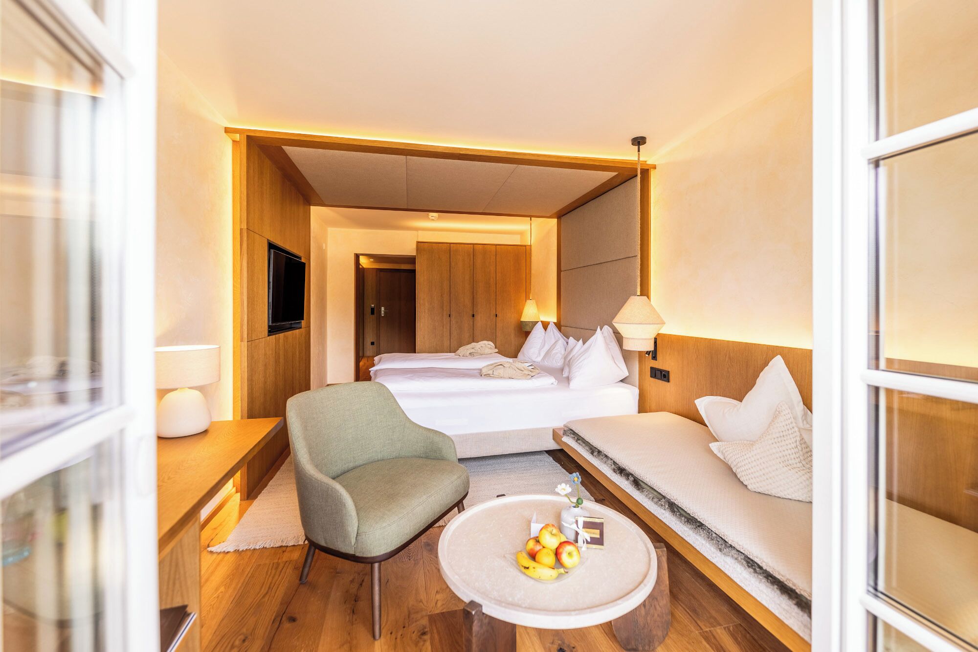 Design-Doppelzimmer, Balkon, Seeblick