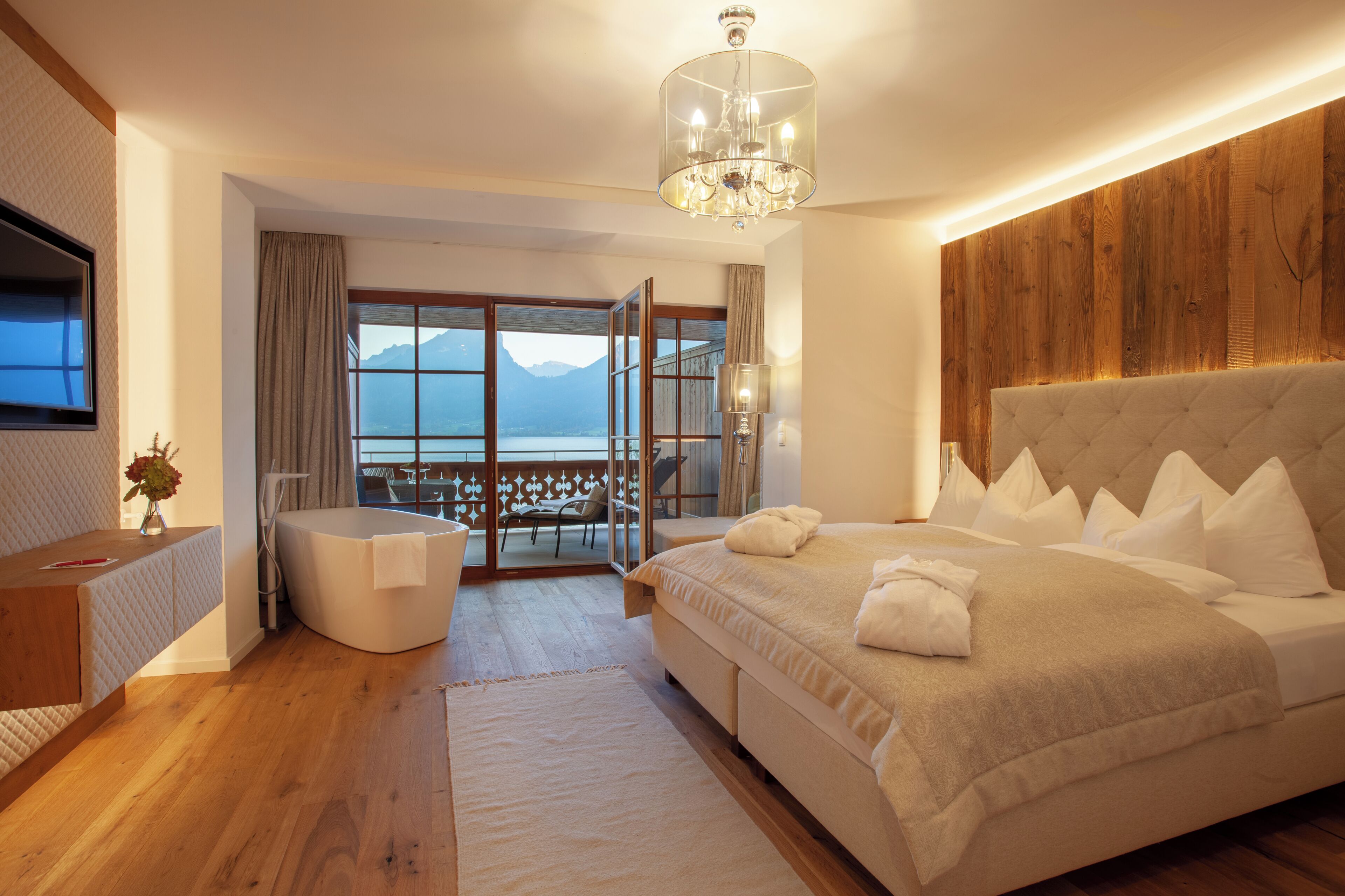 Chambre Double Supérieure, vue lac