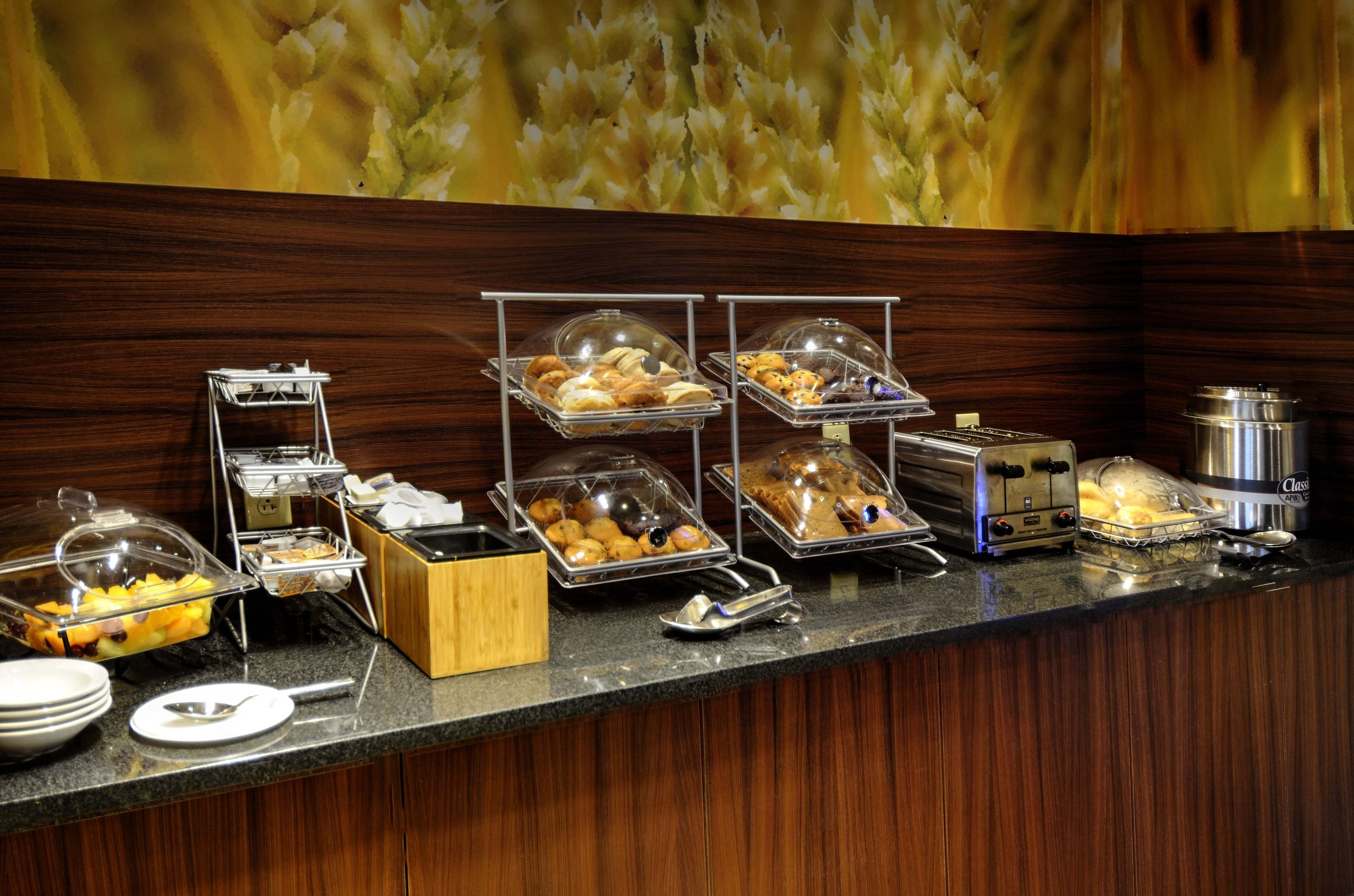 free daily self-service breakfast