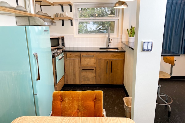Studio Kitchenette with 2 King Beds & 1 Twin Bunk Bed (Dog Friendly) | Private kitchenette