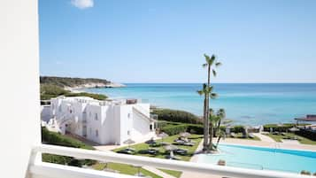 Chambre Double, balcon, vue mer | Vue sur la plage/l’océan