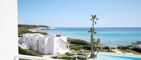 Chambre Double, balcon, vue mer | Vue sur la plage/l’océan