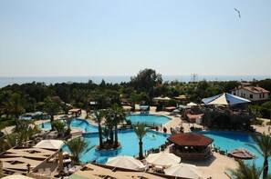 Indoor pool, outdoor pool