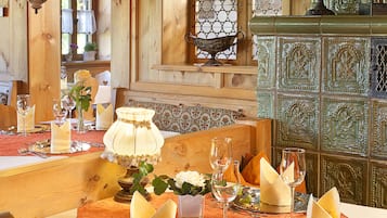 Dinner served, Regional cuisine