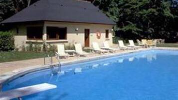 Indoor pool, outdoor pool