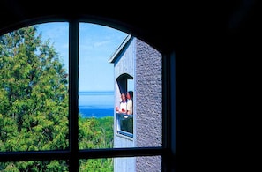 Vista des de l'allotjament