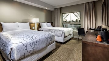 Standard Room, 2 Double Beds, Connecting Rooms | Premium bedding, pillowtop beds, desk, blackout drapes