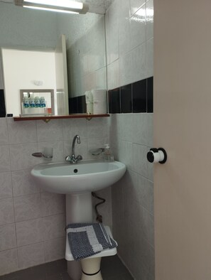 Double Room | Bathroom | Shower, free toiletries, hair dryer, towels