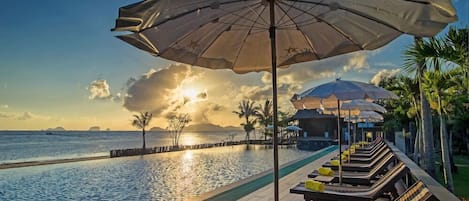 Indoor pool, outdoor pool