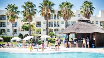 Indoor pool, outdoor pool