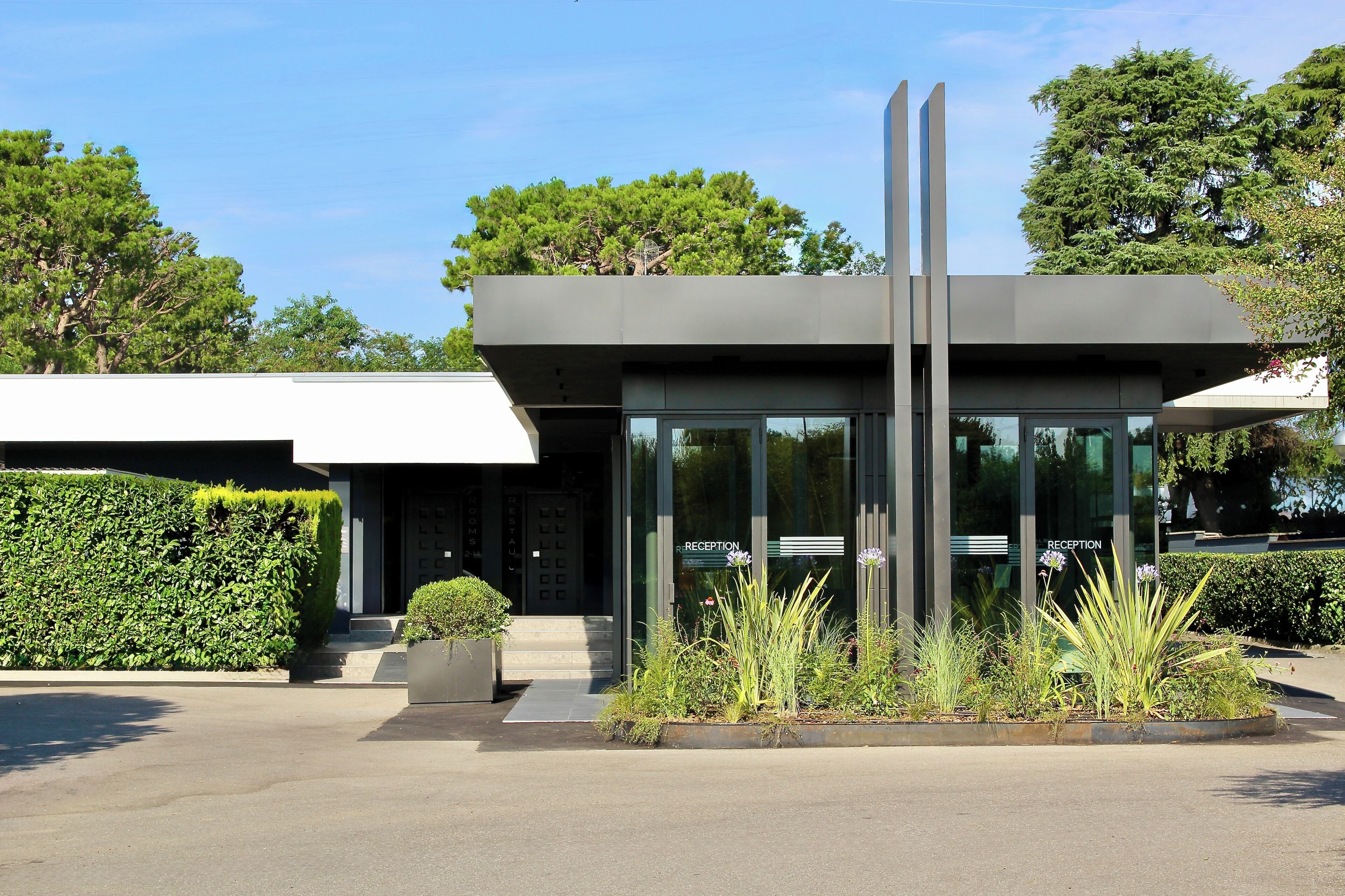 Majoituspaikan julkisivu