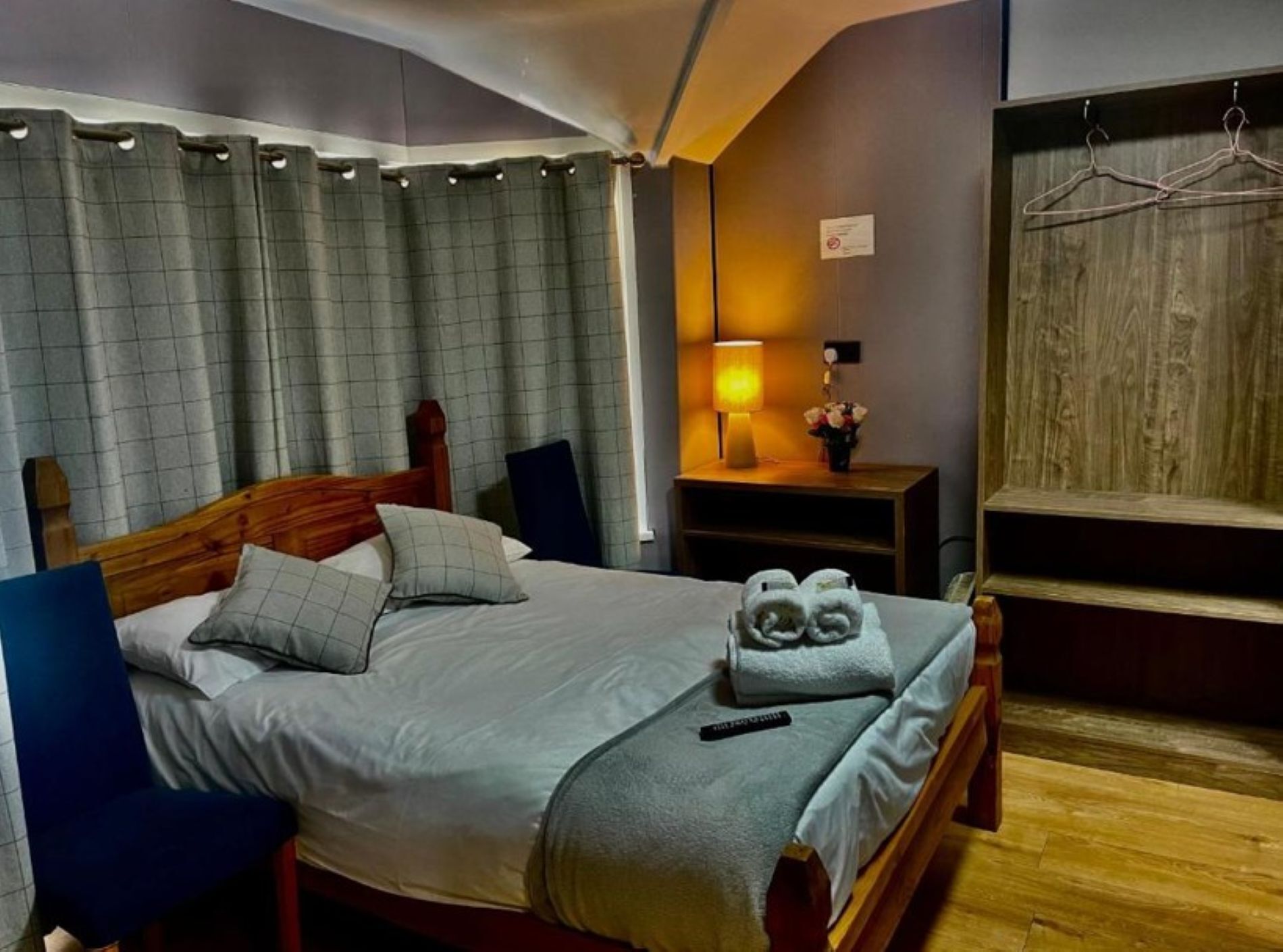 Egyptian cotton sheets, premium bedding, desk, laptop workspace