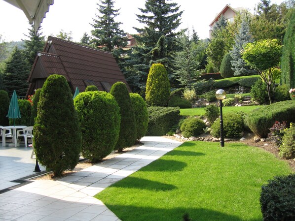 Superior driepersoonskamer, balkon | Terras