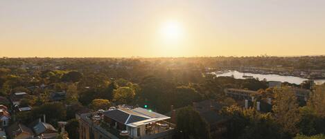 Terrasse sur le toit