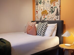 Wi-Fi de cortesia, roupa de cama