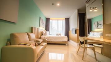 Minibar, blackout curtains, free WiFi, bed sheets