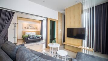 En 32-tommers LCD-TV med digitale kanaler samt TV