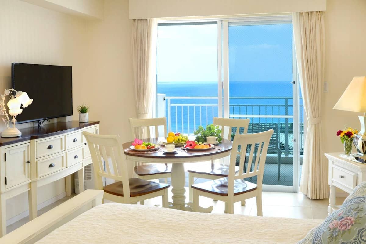 In-room safe, desk, cribs (free), WiFi (free)