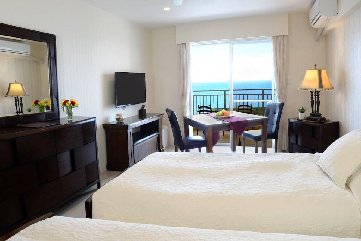 In-room safe, desk, cribs (free), WiFi (free)