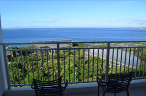 Premium Room, 1 King Bed, Non Smoking, Ocean View (For 1-2 people, 55sqm) | Balcony - Wisteria Condominium Resort (Motobu)
