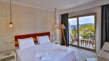 1 slaapkamer, luxe beddengoed, een minibar, een kluis op de kamer