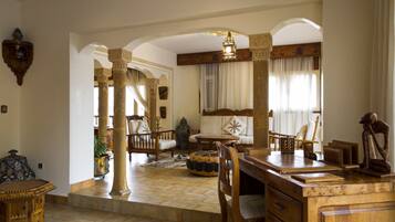 Royal Suite, Sea View | Egyptian cotton sheets, premium bedding, down comforters