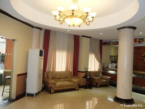 Sitteområde i lobbyen