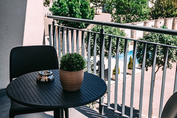 Pemandangan balkon