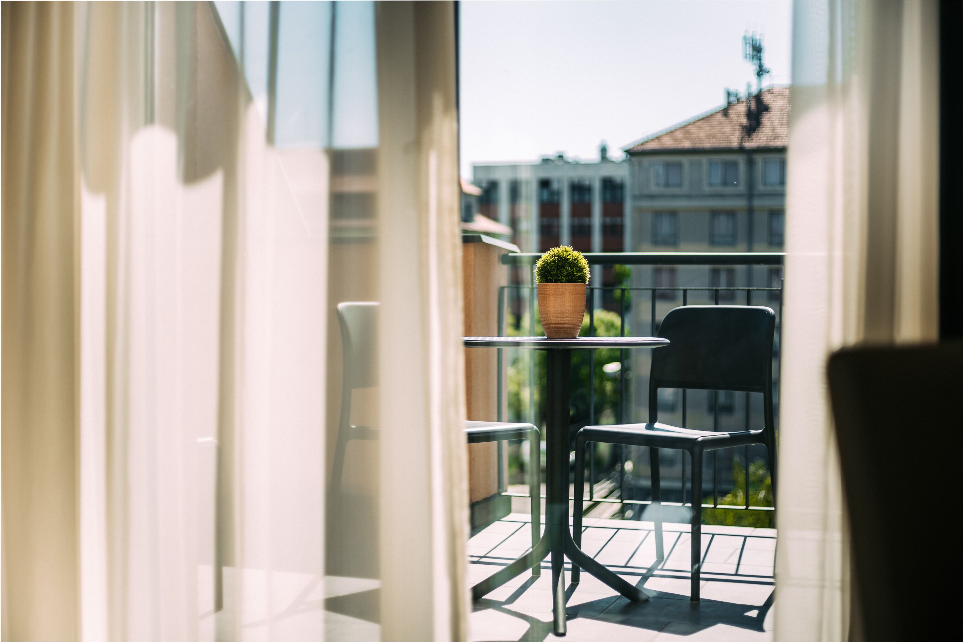 family room, 2 bedrooms, balcony | balcony view