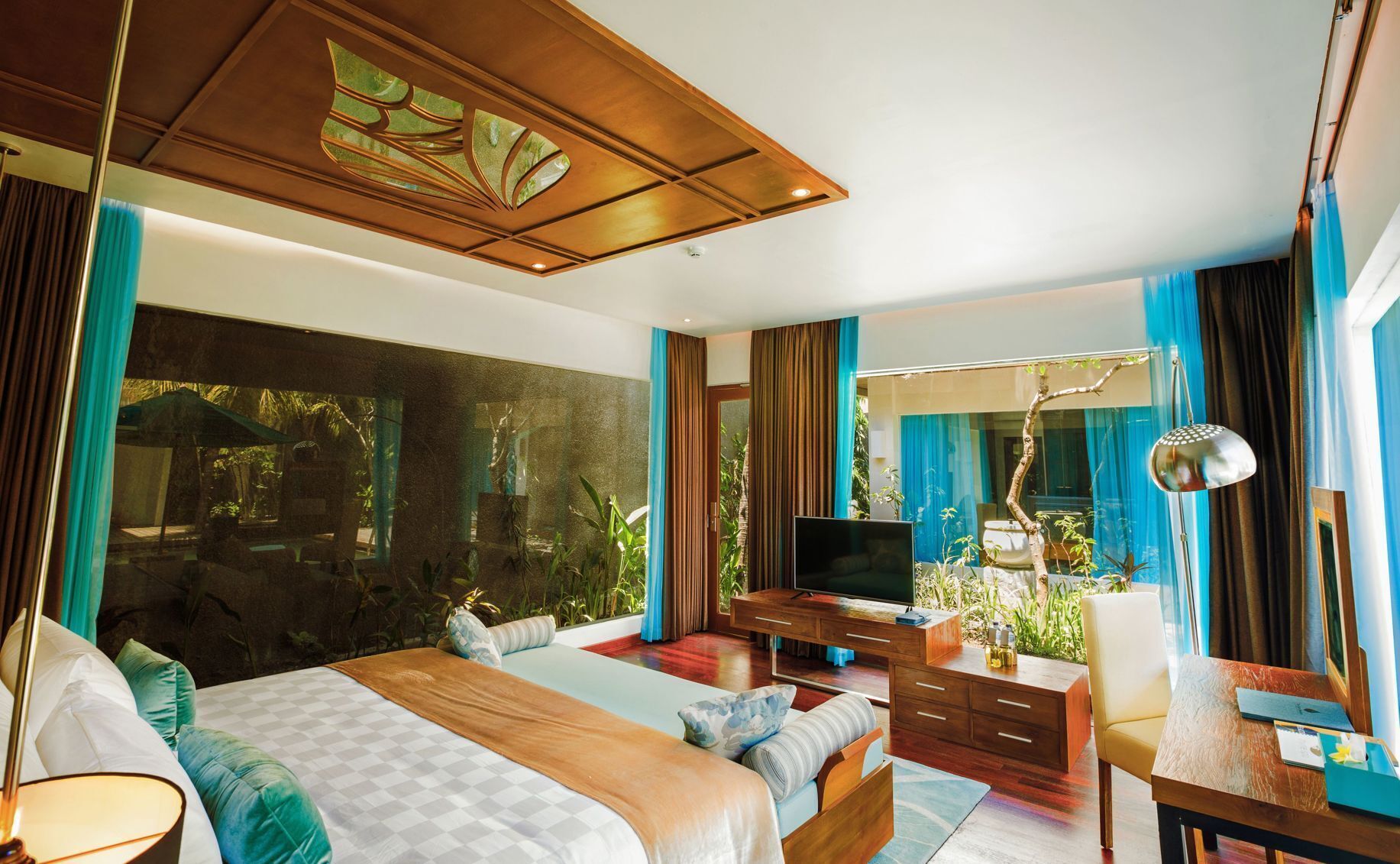 Sängtillbehör av högsta kvalitet och minibar